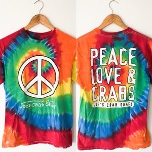 90s Joe’s Crab Shack Peace Love & Crabs T-Shirt